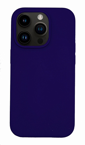 Чехол-накладка для iPhone 14 Pro, Silicon Case, без лого, индиго