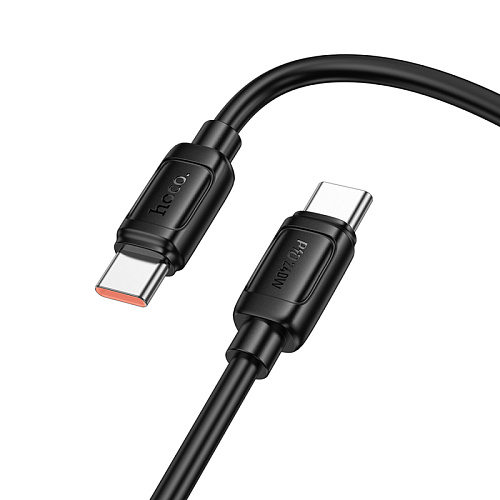Кабель Type-C на Type-C, HOCO, X115, 1 метр, 240W, цвет черный