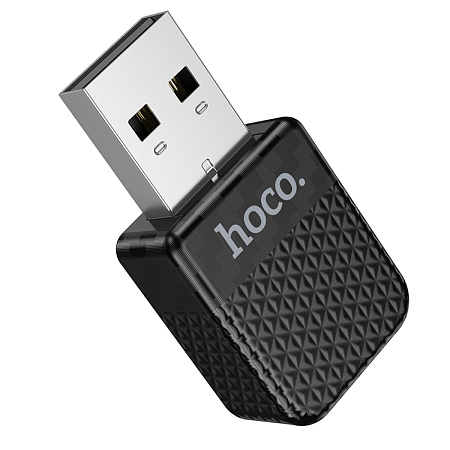 Беспроводной адаптер CarPlay (Wi-Fi) USB-A, HU3, HOCO, черный
