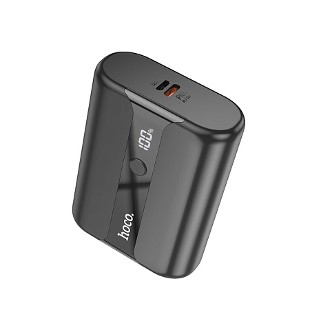 Универсальный Доп. Аккумулятор 10000mAh, Q3 Pro, HOCO, выход: 1 USB (22.5W)+PD (20W), черный