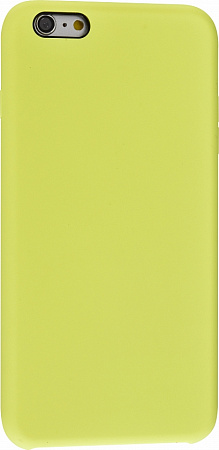 Чехол - накладка для iPhone 6 Plus/6S Plus, Silicon Case, желтый