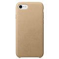 Чехол - накладка для iPhone 6/6S, Leather Case, золотой