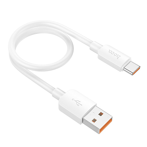 USB Кабель Type-C, HOCO, X96, 100W, 0.25м, белый