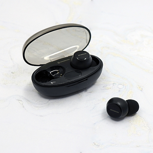 Беспроводные наушники Mosidun T62, вакуумные, капельки, черный