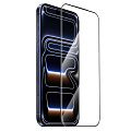 Защитное стекло для iPhone 17 Pro Max, G16, HOCO, Guardian shield series full-screen 5D large arc tempered glass, черное