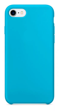 Чехол - накладка для iPhone 6/6S, Silicon Case, голубой