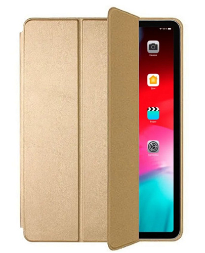 Чехол-книжка для iPad 2/3/4 Smart Case, полиуретан, золотой