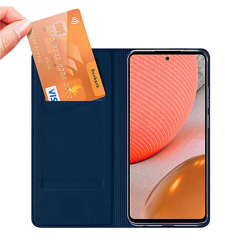 Чехол-книжка для Samsung Galaxy A42, DU DU, боковой, синий