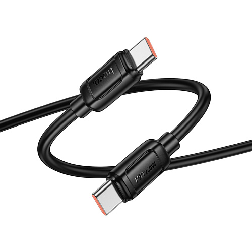 Кабель Type-C на Type-C, HOCO, X115, 1 метр, 240W, цвет черный