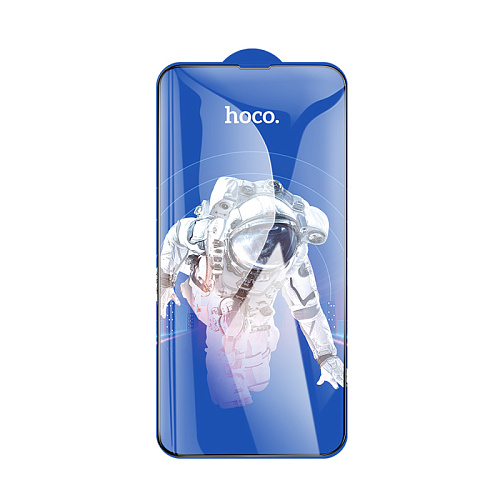 Защитное стекло на iPhone 13 (6.1)/13 Pro/14/16e, G14, HOCO, черное