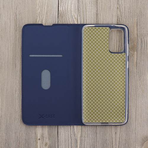 Чехол-книжка для Samsung Galaxy A41, X-CASE, боковой, синий