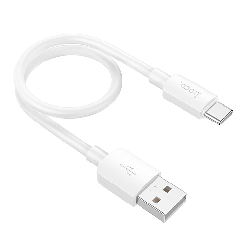 USB Кабель Type-C, HOCO, X96, 27W, 0,25м, белый