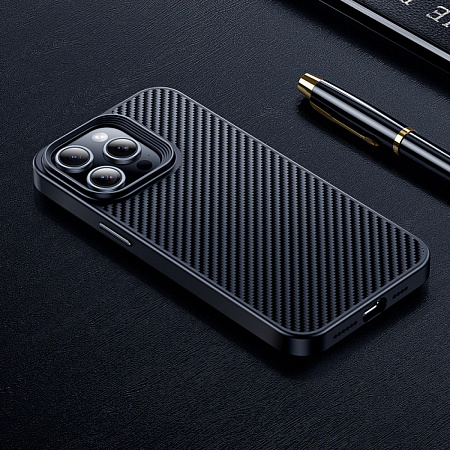 Чехол для iPhone 15 Pro, TPU, Магнитный (MagSafe), AS7, HOCO, черный