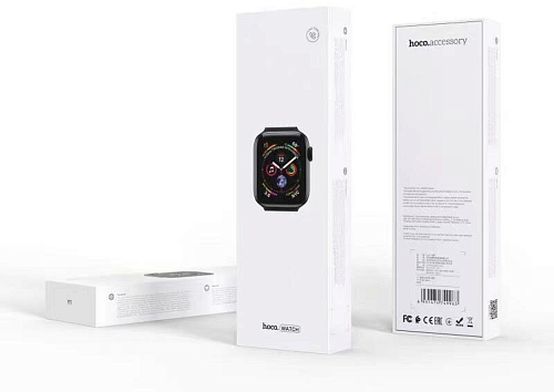 Умные часы Y1 Smart watch Hoco, черные