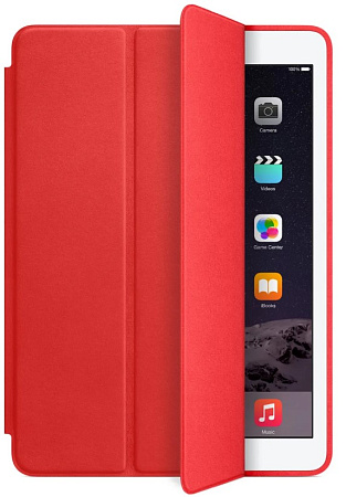 Чехол-книжка для iPad 2/3/4 Smart Case, полиуретан, красный