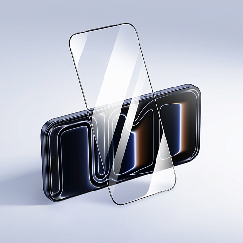 Защитное стекло для iPhone 17 Pro, G777, HOCO, anti-static, черное