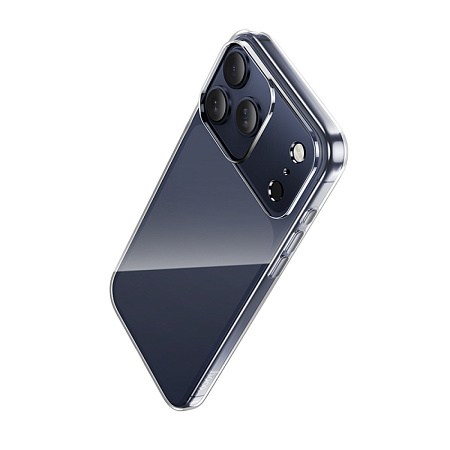 Чехол силиконовый для iPhone 17 Pro Max, Light series TPU, HOCO, прозрачный