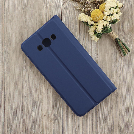 Чехол-книжка для Samsung Galaxy A5 (2018)/A8 (2018)/A530, X-CASE, боковой, синий