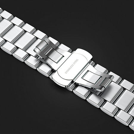 Ремешок на руку для Apple Watch 44/45/46/49 мм, HOCO, WA32, стальной, серебристый