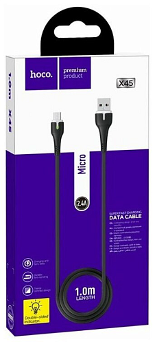 USB Кабель Micro, HOCO, X45, черный