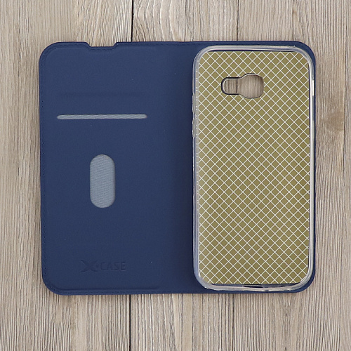 Чехол-книжка для Samsung Galaxy A5 (2017)/A520, X-CASE, боковой, синий