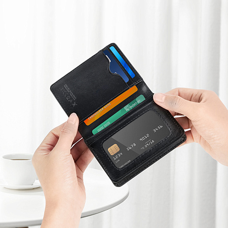 Устройство для поиска вещей E91F, синхронизация с IOS, Носо, в виде чехла для карт, черный