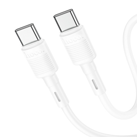 Кабель Type-C на Type-C, HOCO, X83, 1м, 60W, белый