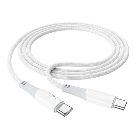 Кабель Type-C на Type-C, HOCO, X70, 1м, 60W, белый