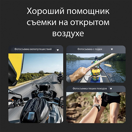 Магнитное быстроразъемное крепление на ремень(лямку) рюкзака для GoPro и других экшн камер, PULUZ, черный