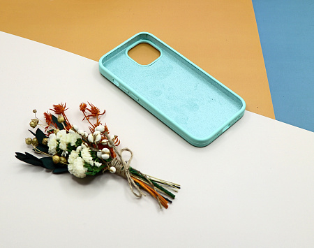 Чехол - накладка для iPhone 11, Silicon Case, без лого, бирюзовый
