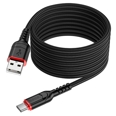 USB Кабель Type-C, HOCO, X59, 2м, черный