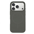 Чехол-накладка для iPhone 17 Pro Max, Silicon Case, магнитный (MagSafe), без лого, X-CASE, серый