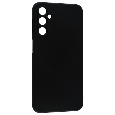 Чехол силиконовый для Samsung Galaxy A24 (4G), good quality, с защитой камерой, X-CASE, черный