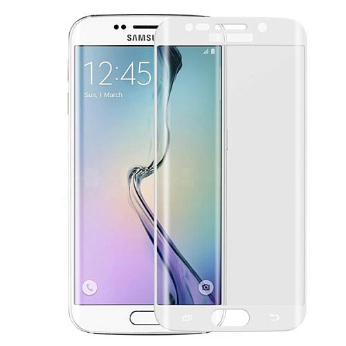Защитное стекло на Samsung G925F, Galaxy S6 Edge, с загибом, прозрачное, X-CASE