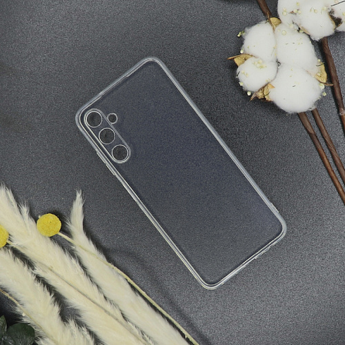 Чехол силиконовый для Samsung Galaxy A05S, с защитой камеры, X-CASE, прозрачный
