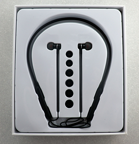 Беспроводные наушники Mosidun R17, спортивные, вакуумные, черные