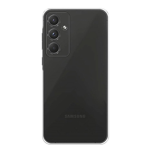 Чехол силиконовый для Samsung Galaxy A34 (5G), с защитой камеры, X-CASE, прозрачный