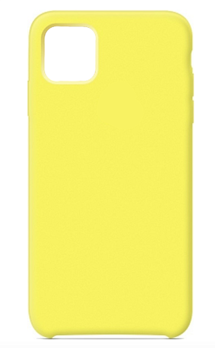 Чехол - накладка для iPhone 12 Pro Max, Silicon Case, желтый