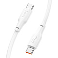 Кабель Type-C на Type-C, HOCO, X93, 1м, 60W, белый
