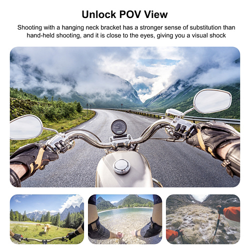 Магнитное быстроразъемное нагрудное крепление для GoPro и других экшн камер, PULUZ, черный