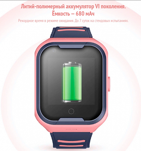 Часы детские Smart Watch 4G , розовые