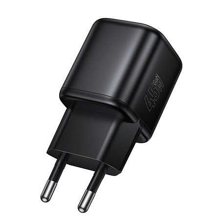 Сетевое зарядное устройство, 1 PD 45W (N84), HOCO, компактный, черный
