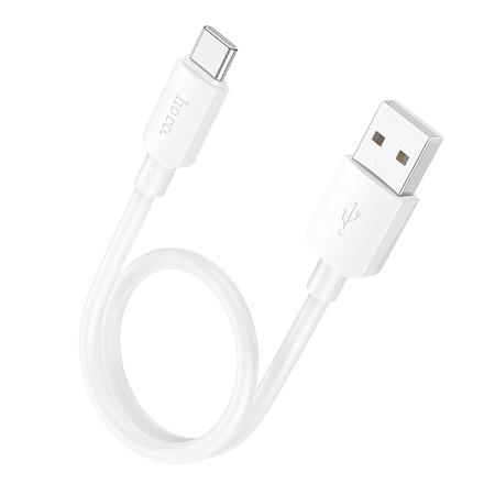USB Кабель Type-C, HOCO, X96, 27W, 0,25м, белый