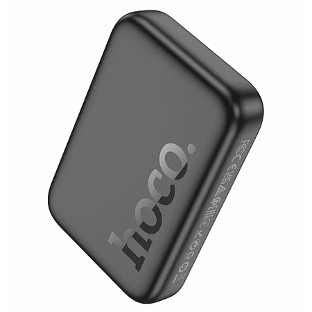 Универсальный Доп. Аккумулятор 10000mAh, J117A, HOCO, выход: 1 PD 20W, беспроводная зарядка (MagSafe), черный