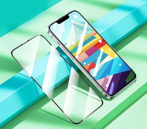 Защитное стекло для iPhone 15/16, G5, HOCO, Full screen silk screen HD tempered glass, черное