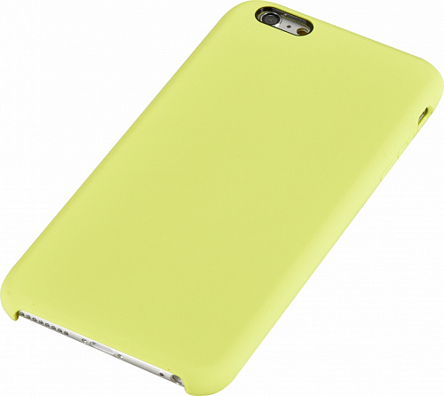 Чехол - накладка для iPhone 6 Plus/6S Plus, Silicon Case, желтый