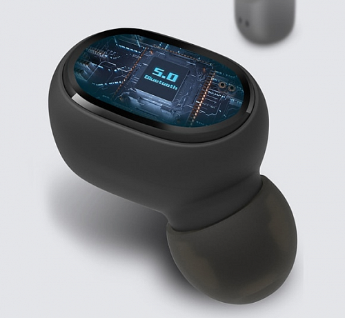 Беспроводные наушники E6S, вакуумные черные