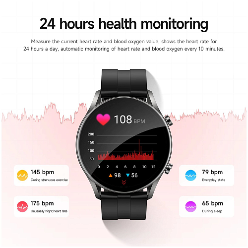 Умные часы Y7 Smart watch Hoco, черные