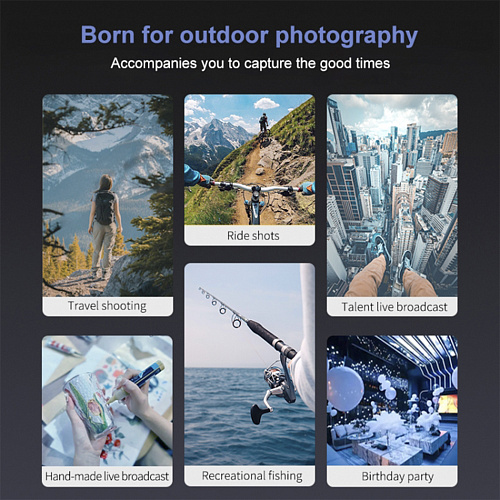 Магнитное быстроразъемное нагрудное крепление для GoPro и других экшн камер, PULUZ, черный