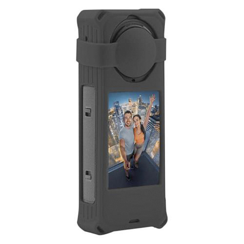 Силиконовый чехол для экшн камеры Insta360 X5, с усиленными углами, PULUZ, черный